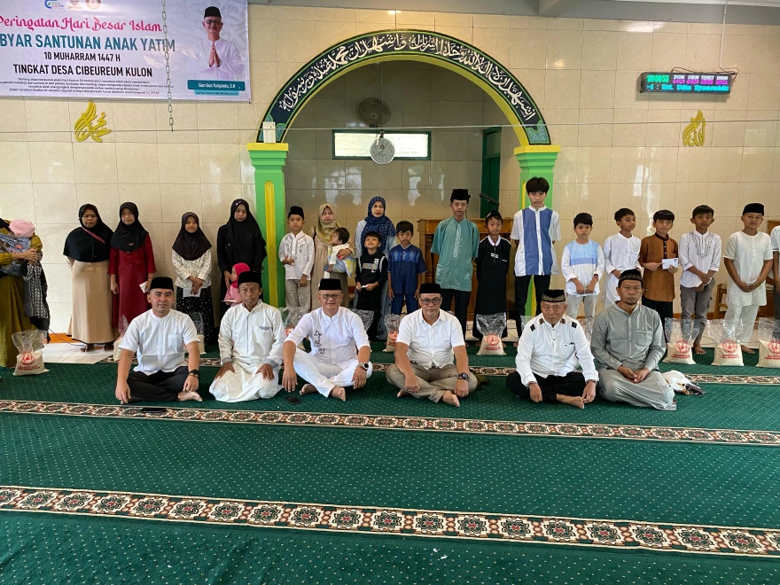 Tradisi Peduli yang Terus Hidup, Desa Cibeureum Kulon Gelar Gebyar Santunan Anak Yatim 10 Muharram