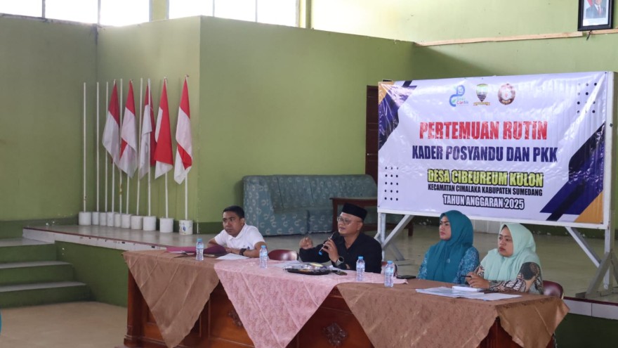 Kepala Desa Apresiasi Kader Posyandu, Dorong Kreativitas, dan Dukung Pengembangan KUBE Gemilang